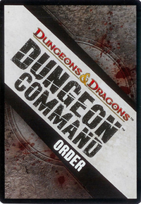 Dungeon Command Order Card Back